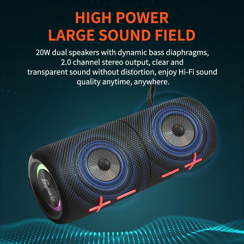 LytSwish™ Dual Magnetic Bluetooth Speaker Lyt Swish