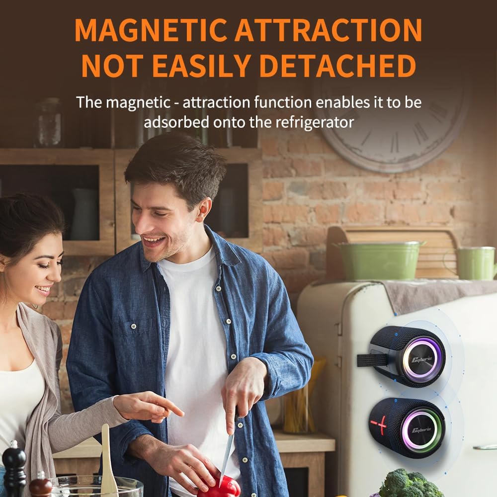 LytSwish™ Dual Magnetic Bluetooth Speaker Lyt Swish